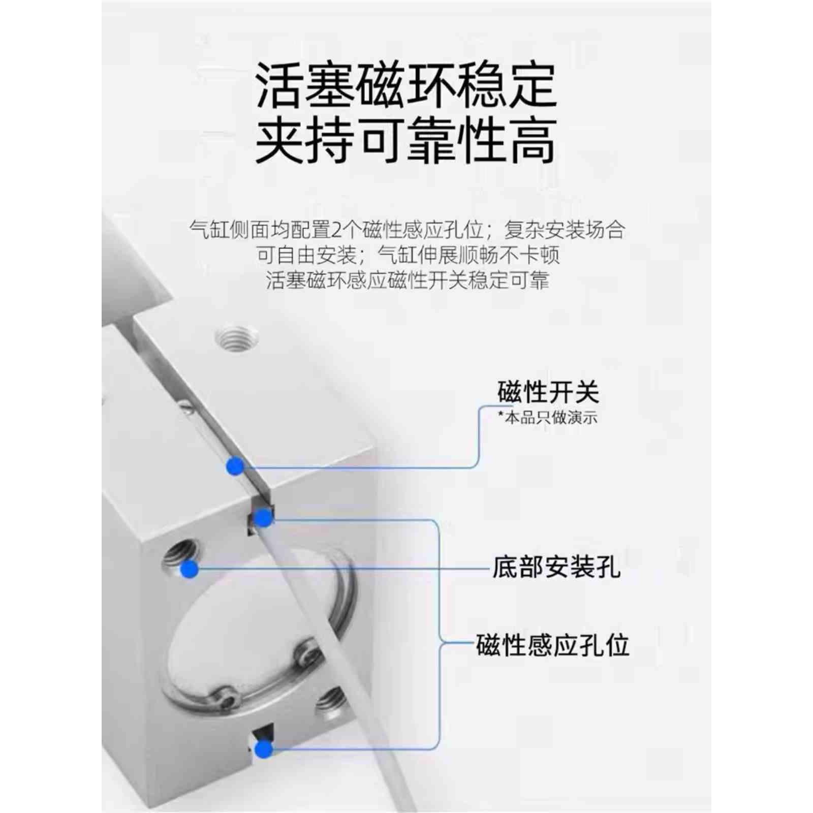 CHELIC气动手指气缸HDZ10 HRZ16 20 25B HDZ32 HDZ40平行机械夹爪