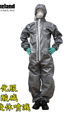 Lakeland 雷克兰防化服防喷溅防水防护服耐酸碱防化服CT3S428E