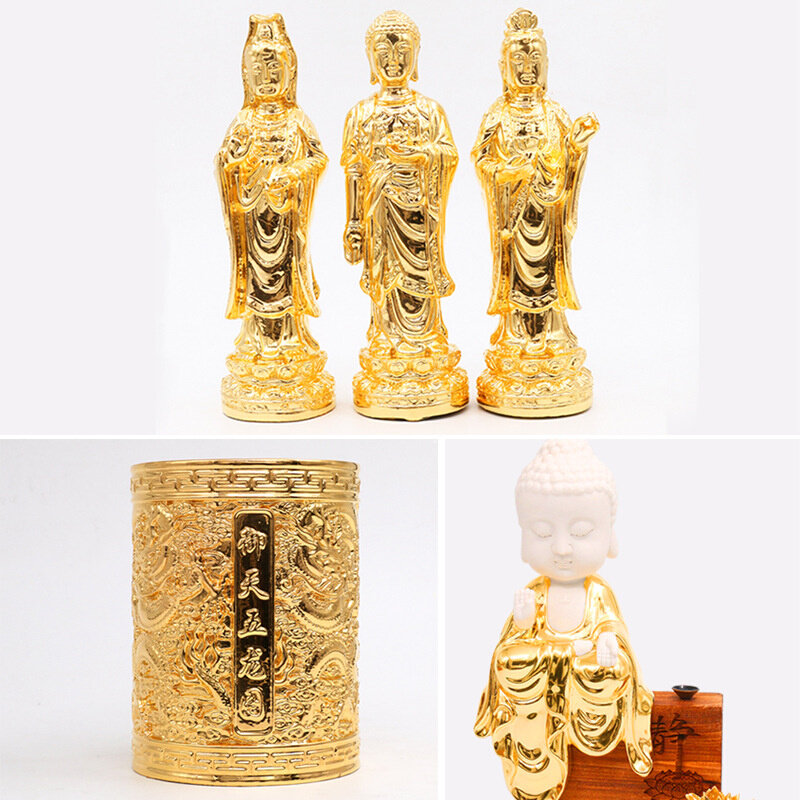 新年I624K纯金箔纸金箔片佛像贴金箔碎金薄粉金铂绘画黄金焕肤金