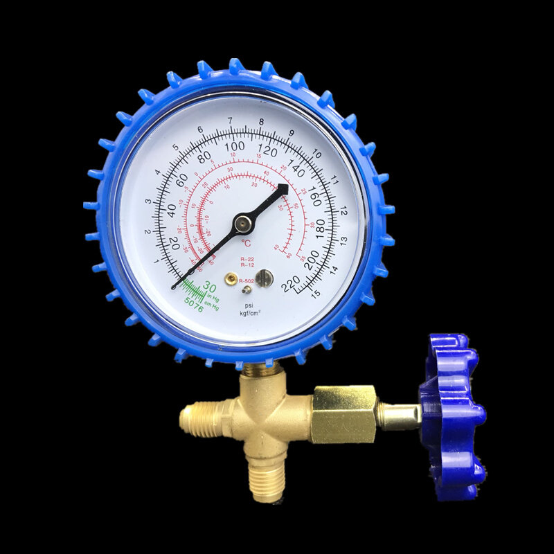 家用制冷剂r22410汽车加氟工具空调加液冰箱雪种冷媒表检测表工