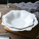 家用餐具水果碗拉面碗大汤盆酸菜鱼盘 欧式 复古浮雕汤盘陶瓷西式