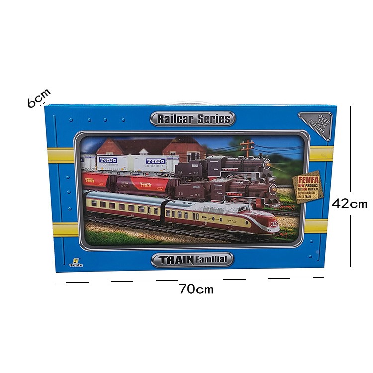 克车发模仿轨道玩火车奋型合罐客车真敞油小车厢金坦28214儿棚童