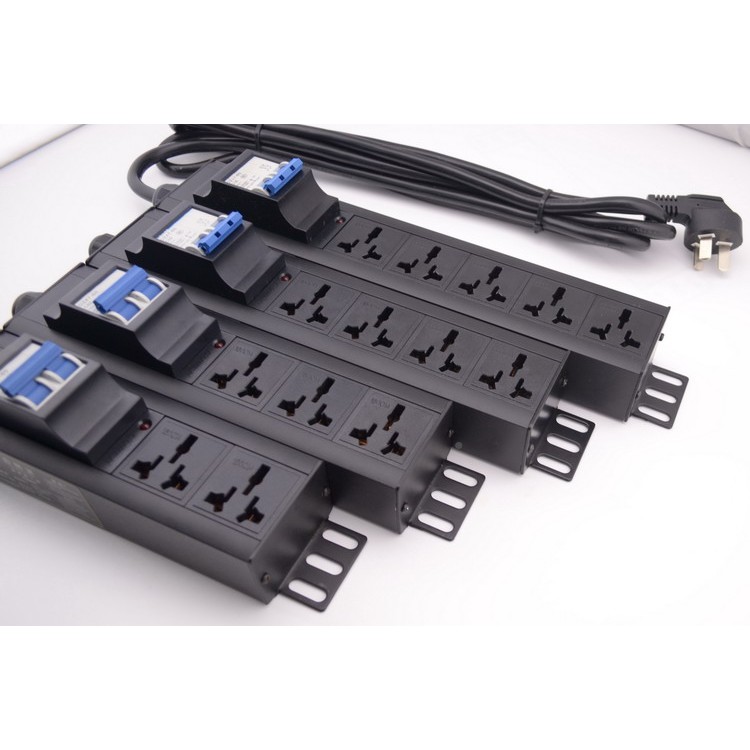 59982工业插排2到5大功1率2A000接W线板短路过载自插动位3保8A护6