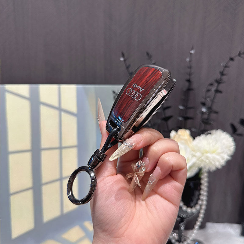 适用于奥迪A3车钥匙套折叠Q3 Q2L A1 TT保护壳老款A6 Q7 Q5壳扣包
