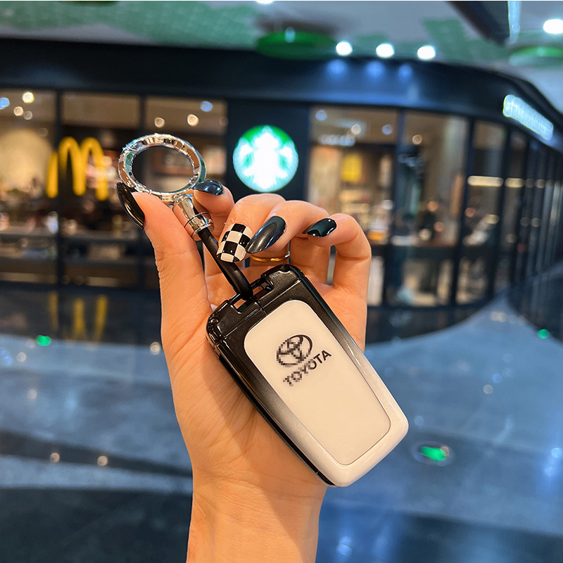 适用丰田卡罗拉钥匙套雷凌锐志锐放折叠荣放车汉兰达扣威兰达壳