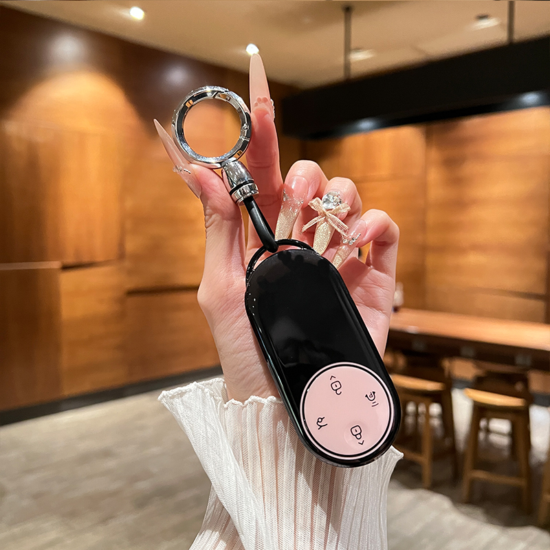 适用问界M9钥匙套2025款华为m8增程Ultra纯电MAX版包汽车甜酷女款