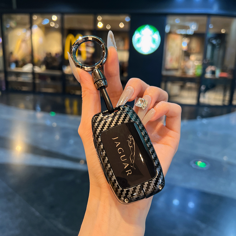 适用捷豹xfl钥匙套XEL汽车fpace专用XJL高端ftype扣epace壳金属