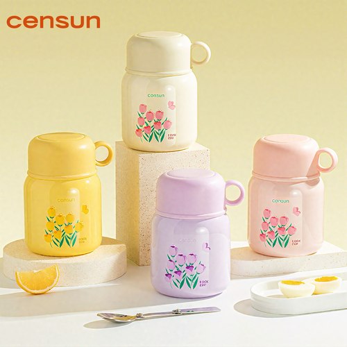 censun焖烧杯女316L不锈钢宝宝保温饭盒桶闷烧杯学生上班族保温桶
