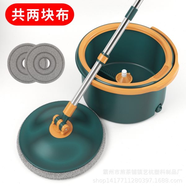 新款免手洗旋转拖地神器桶单洗脱一体一拖净拖把家用懒人拖布