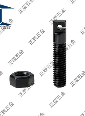 。AIPOK4/5/6/8/10/12-15-20~70 碳钢缺口孔型拉伸弹簧用支柱 FFL