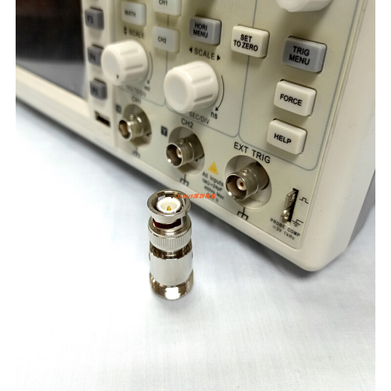 。RFN(N头)转接BNC口适用仪器设备及频谱分析仪天线转接头连接头