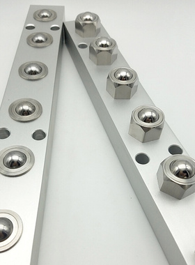 。QDK05 外六角螺栓型钢珠滚轮组件 BUHL200/400/600传动轴承牛眼