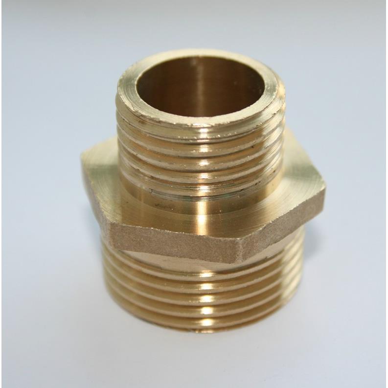 大小双外丝直通 大小外牙接头 外螺接头 变径接头 外螺纹铜对丝