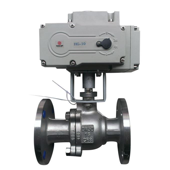 电动不锈钢球阀  电动法兰球阀 Q941F-16P DN15  25 50 65 80 100