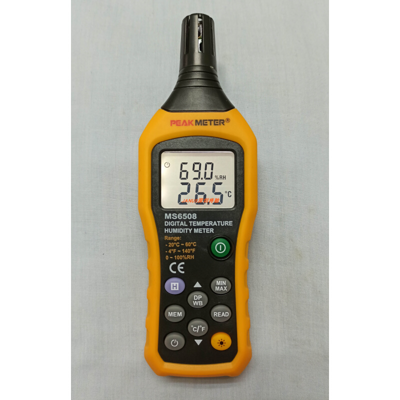 。温度-20~60&deg;分辨率0.1C&deg;湿度0~100%RH分辨率0.1%高精度