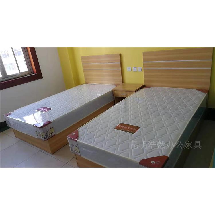 云南昆明酒店全套家具酒店床板式床出租屋床单间标间床单双人床