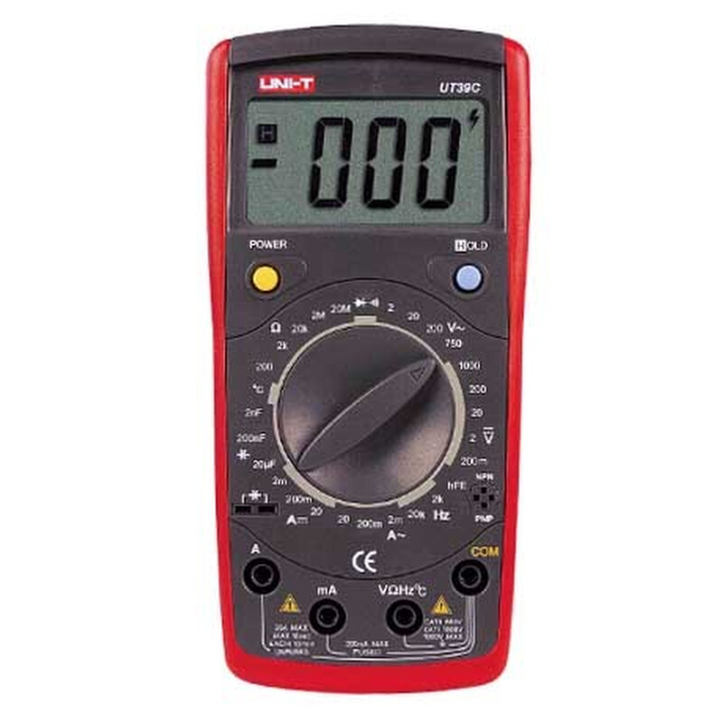 。原装优利德数字万能表 UT39C+ 数显万用表 ut39c+ 交直流电流到