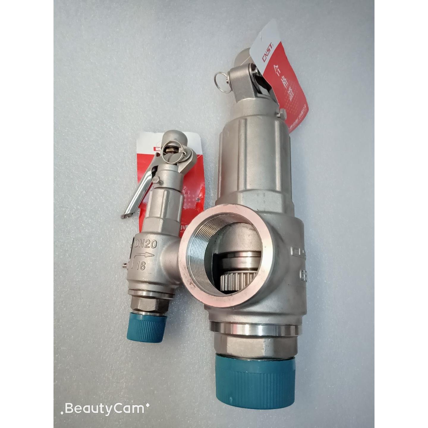 A27W-16P/25P 不锈钢 304弹簧微启式安全阀 水空气蒸汽丝扣安全阀