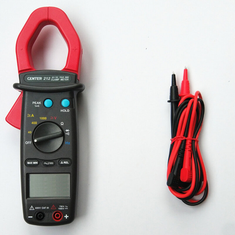 进口群特center-212数字钳形表1000a交直流钳形表rms真有效值钳