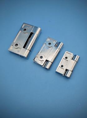 海坦HHSZD50/65/75锌合金亮铬蝶形铰链平开重型机箱铝框门合页