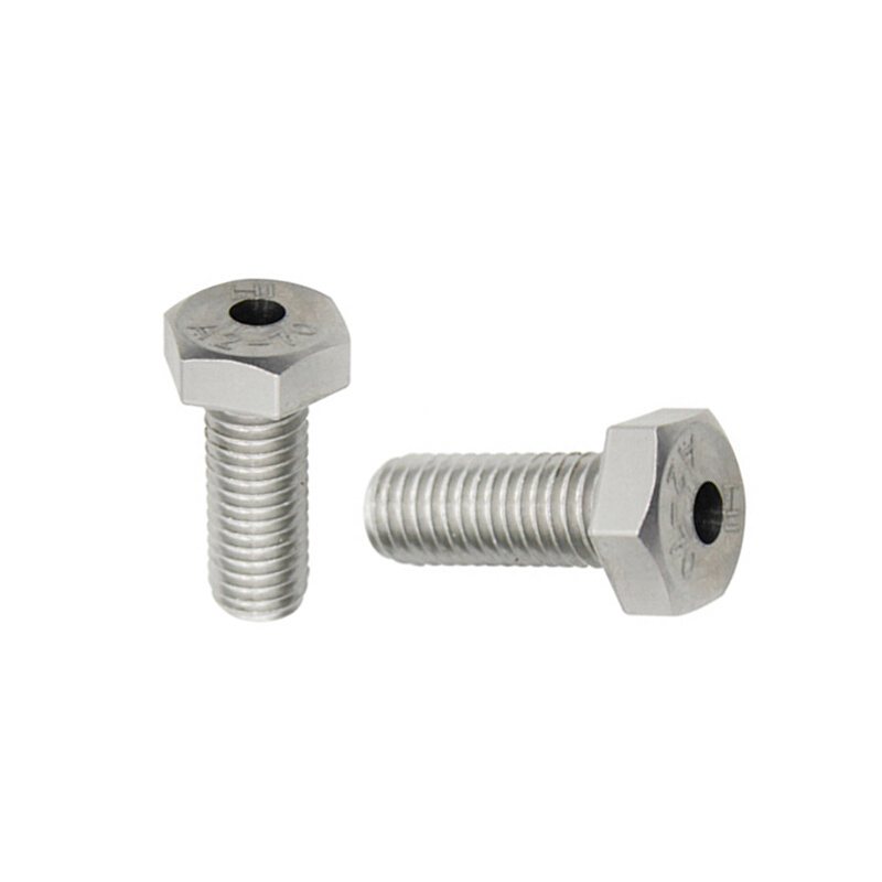 。外六角通孔螺丝RCBAS3/4/5/6/8-6/8/10/12/16/20/25/30 排气孔