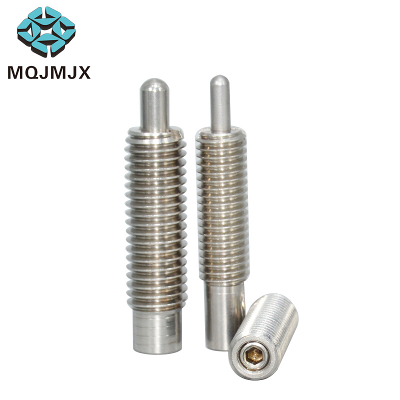 。PJHW长冲程头弹簧柱塞重载THW伸缩销不锈钢3 4 5 6 8 10 12 16