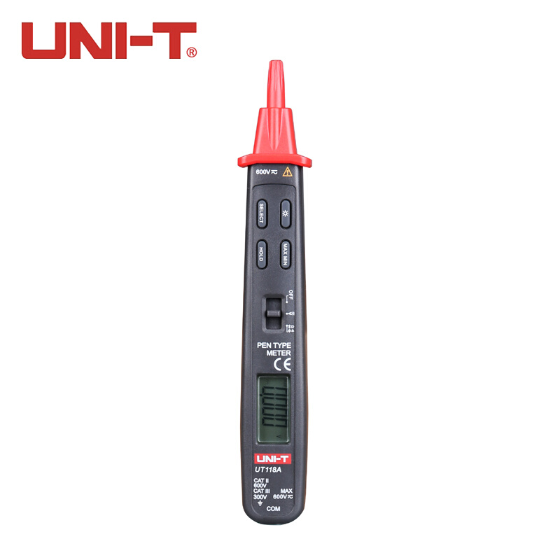。优利德UT118A/UT118B迷你袖珍型笔式万用表数字万用表感应万用