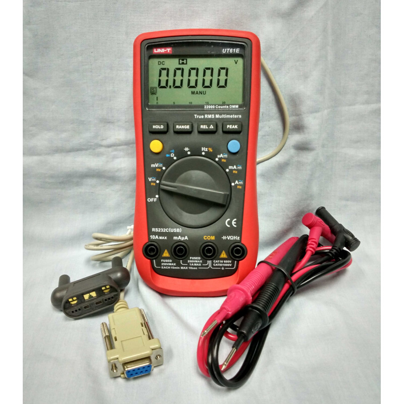 。高精度5位显示带数据RS232接口多功能智能型高精度数字万用表
