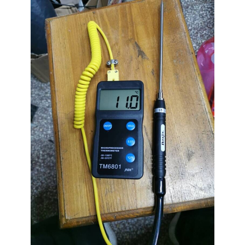 。青岛专业测温仪TM6801数字温度表 精度高，可测高温TM-6801