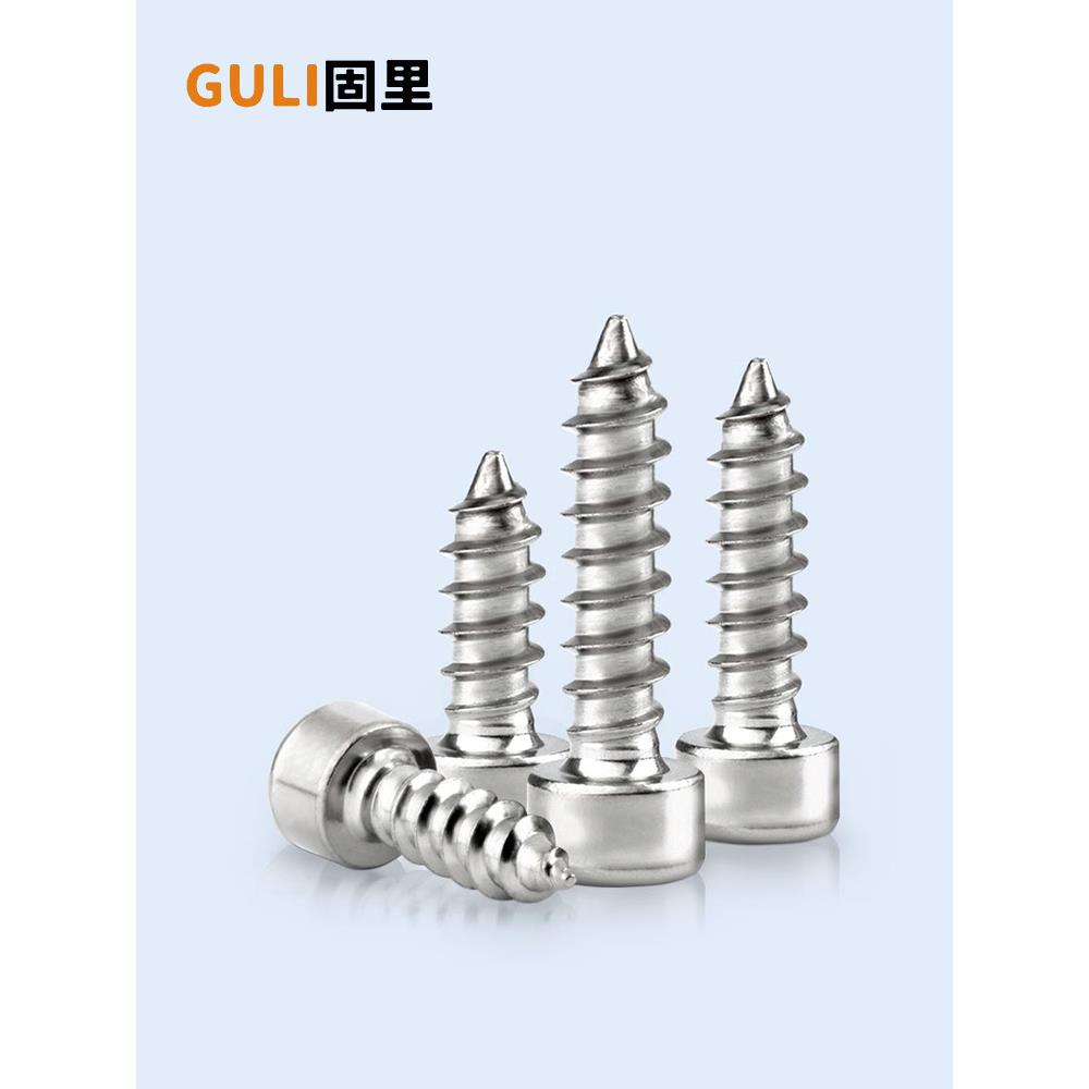 304不锈钢杯头内六角自攻螺丝尖尾螺钉音箱喇叭小螺钉M2M2.5M3M4