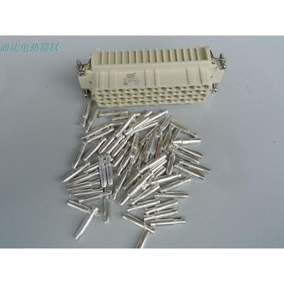 。HDXBSCN西霸士热流道64针/矩形重载连接器/HD-64F母芯+侧出外壳