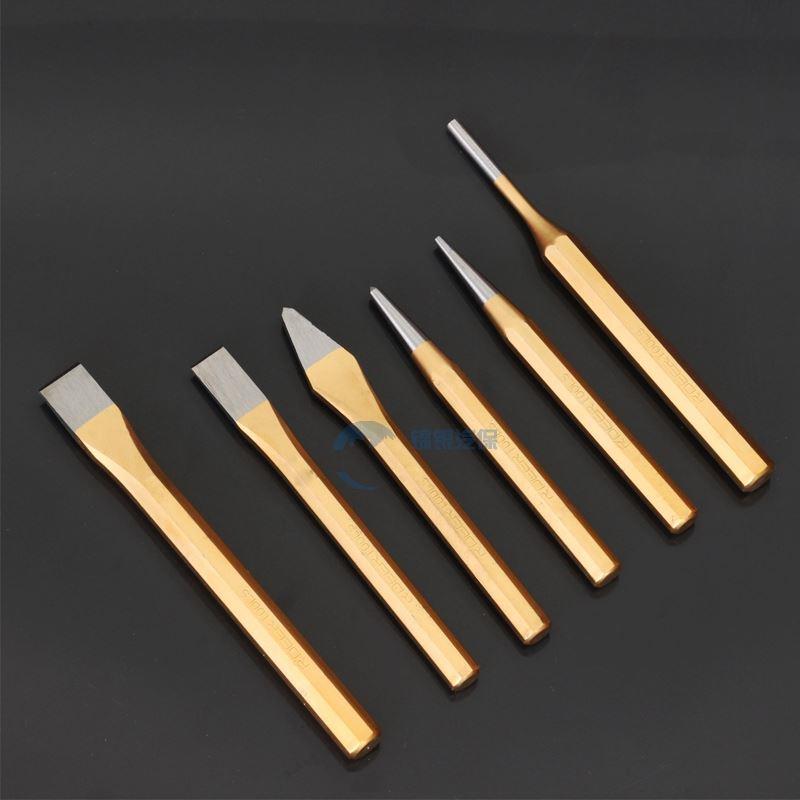 六件套凿冲錾铁质 凿铁专用 凿钢 錾钢凿子6pc圆扁凿/锋钢錾子