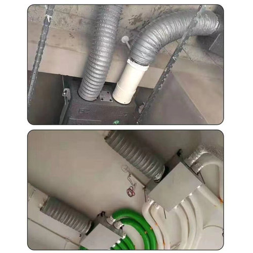 。新风系统配件消音管消声器风机管道连接件150 160保温软管软连