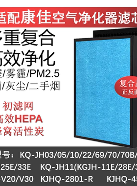 适配康佳KJHQ-4501/2801 KQ-JH68/79空气净化器滤芯活性炭除甲醛