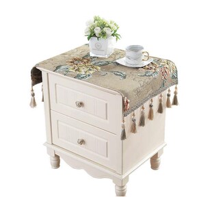 欧式床头柜盖布高档奢华家居防尘桌布遮盖布桌子小方巾遮灰尘布