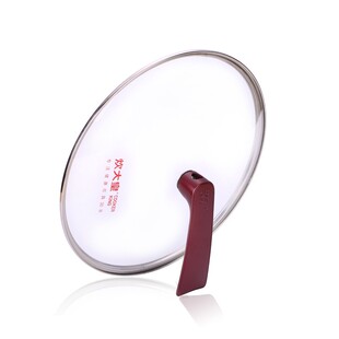 炊大皇钢化玻璃盖子家用透明玻璃锅盖不锈钢炒锅盖可立式盖通用