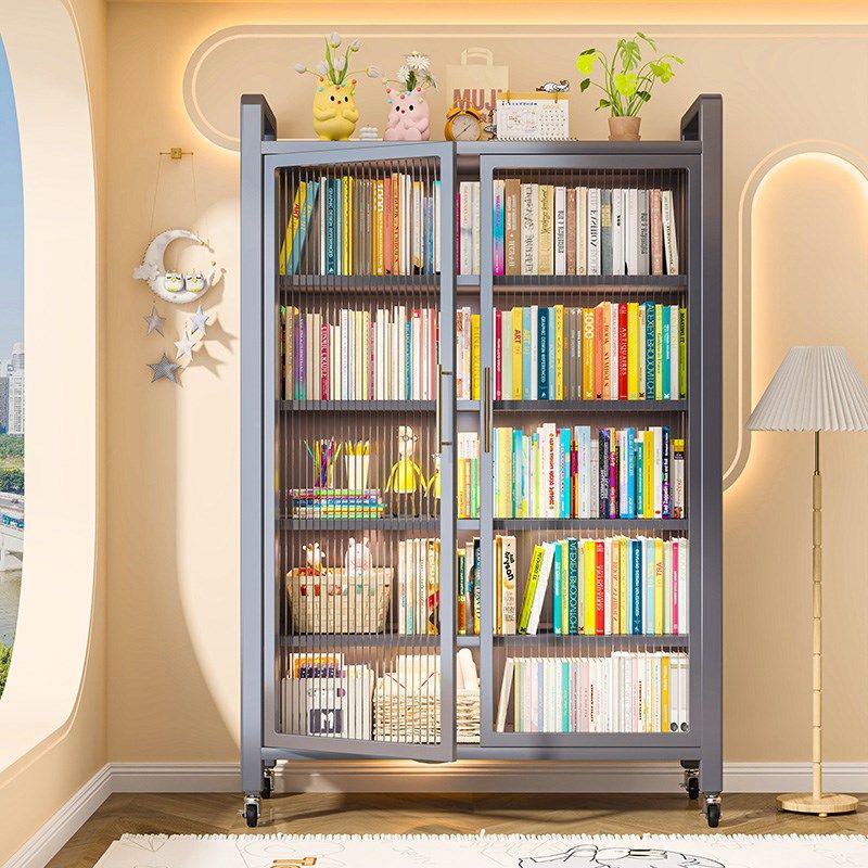 书架落地置物架家用学生靠墙可移动书柜收纳柜一体客厅落地展示柜,住宅家具,单个书柜,淘宝优惠券,粉丝福利购,淘宝优惠卷
