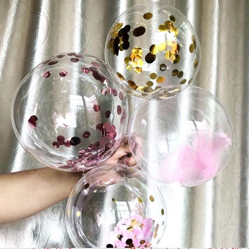 5寸迷你高透明圆形波波球蛋糕装饰气球网红玩具气球,节庆用品/礼品,气球,淘宝优惠券,粉丝福利购,淘宝优惠卷