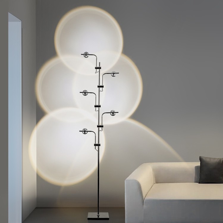 大观园光影落地灯卧室床头灯日落投影直播氛围灯客厅装饰台灯002