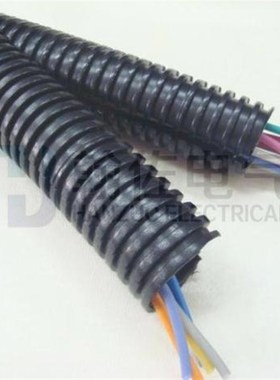 EWT-PA双拼尼龙软管AD42内径31.4外径41.9黑色开口机器手臂管25米