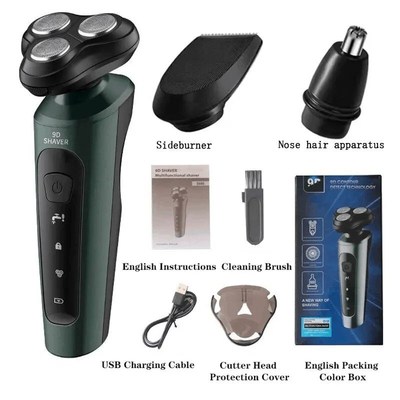 Electric Shavers for Men Waterproof Electric Trimmer Razor W