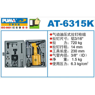 6315K 巨霸正品 气动拉铆枪 气动铆钉枪组套 气动拉钉枪