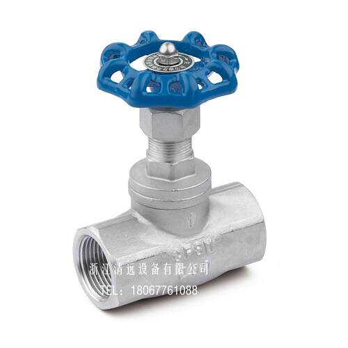 304/316不锈钢B型截止阀DN15dn204分J11W-16丝扣螺纹【重型加厚】