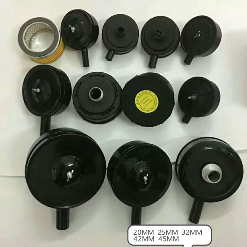 。空压机消音过滤器滤清器静音无油机空气压缩机滤芯气泵配件