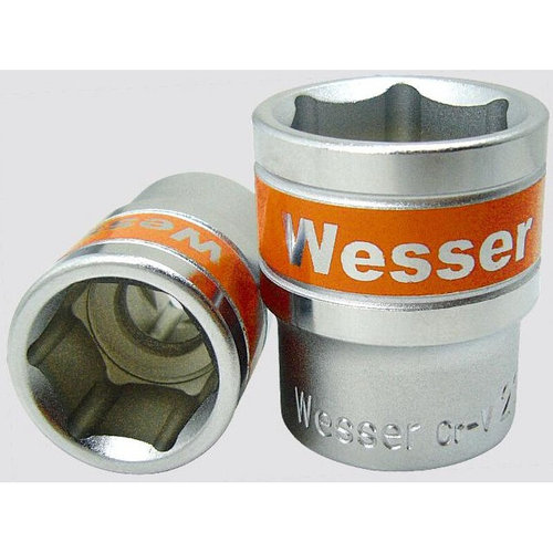 。9/10/11/12/13/14mm 威逊WESSER 六角套筒1/4"DR 标准长