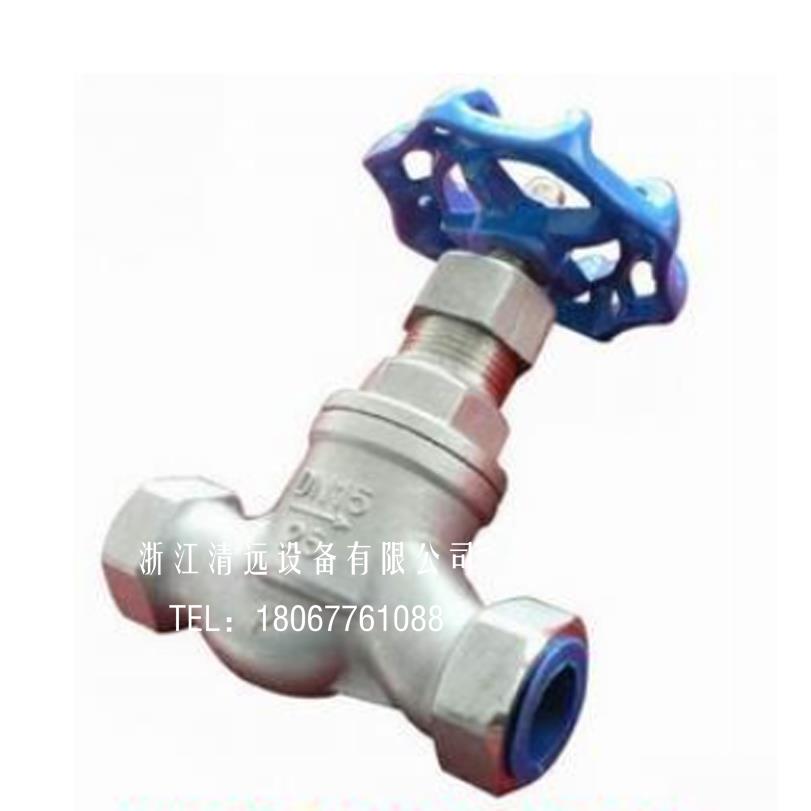 304不锈钢S型截止阀苏式国标316截止阀4分J11W-16P【重型加厚】