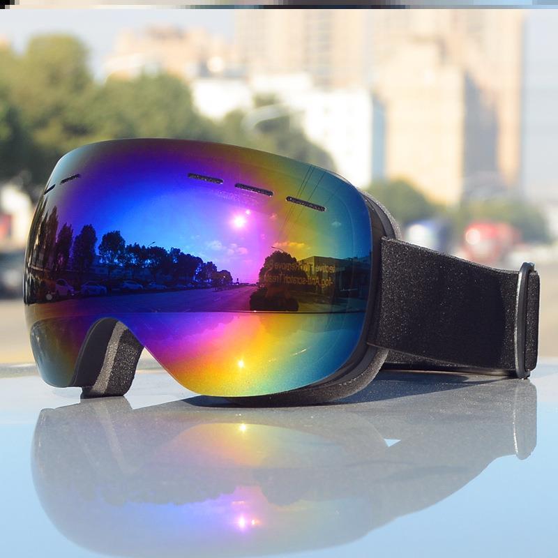 雪山护目镜雪镜登山滑雪近视男磁吸大球面可卡近视镜防雾滑雪镜