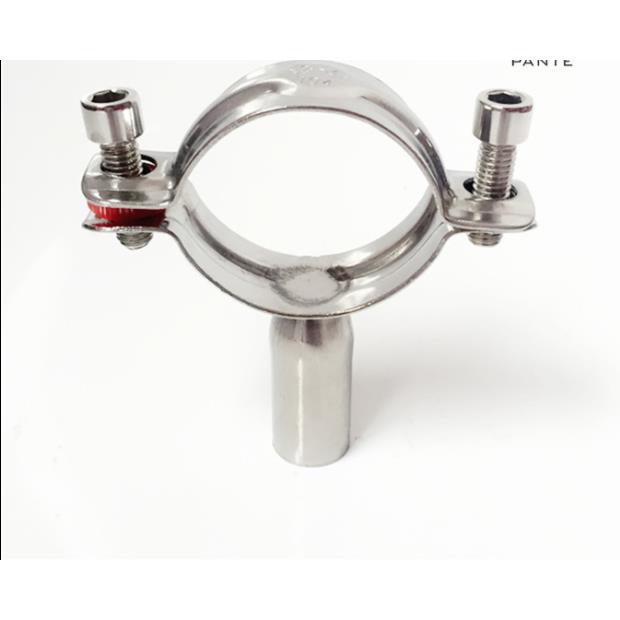 304不锈钢卫生级管支架 管卡管子夹固定水管夹管托管码25 32 108