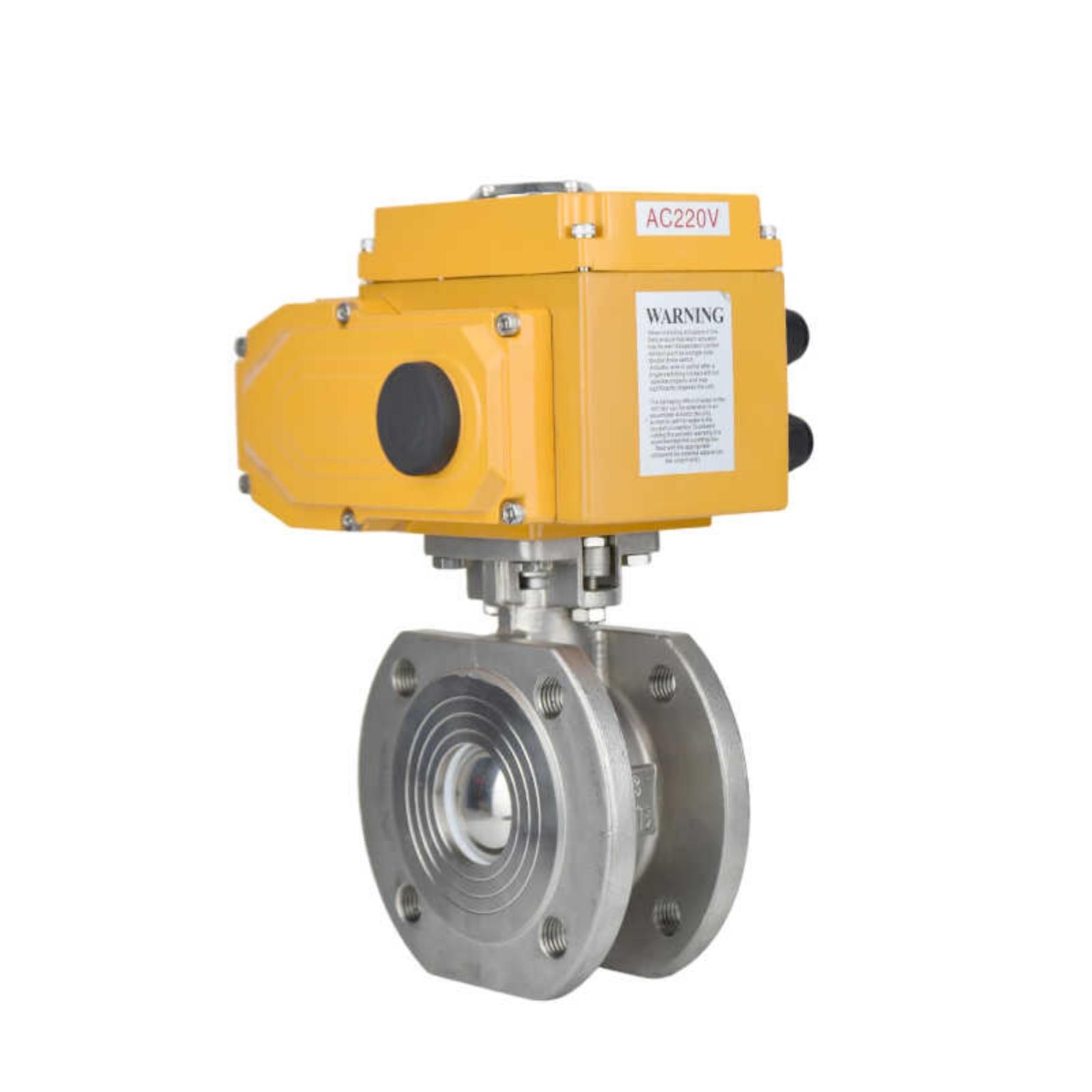 Q971F-16P意大利式304不锈钢对夹式超薄型电动球阀比例调节调节阀