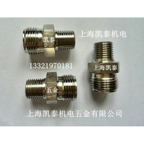 。304不锈钢外丝变径接头3分3/8转M12 M14 M16 M18 M20 M22 M24X1